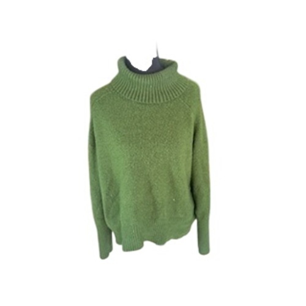 Fashion Nova Olive Green Chunky Turtleneck Sweater Large DZ20G918